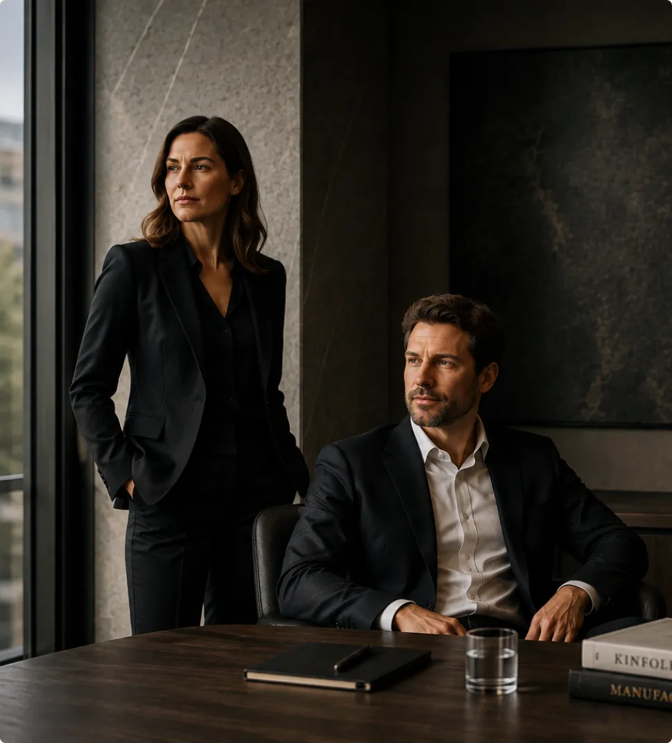 An Oriel adviser working alongside a client team.